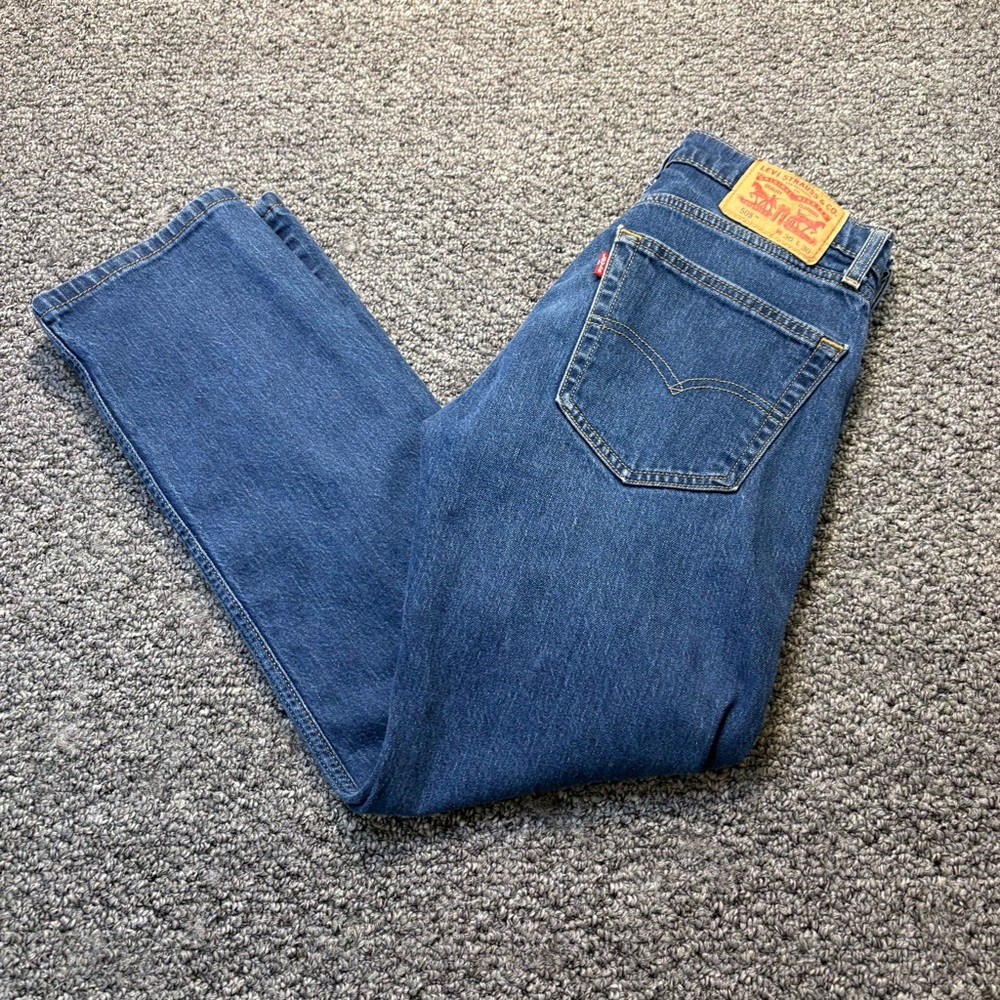 Levi's 505 30x30 Men's Classic Indigo Straight Jeans